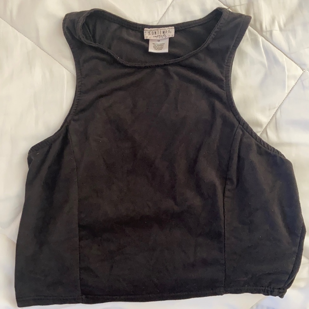 Suede Black Top